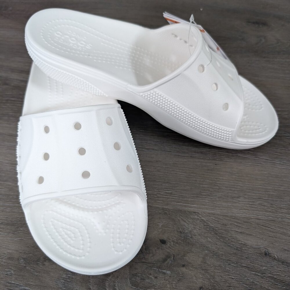 NWT Crocs Baya II Slide White Size 8